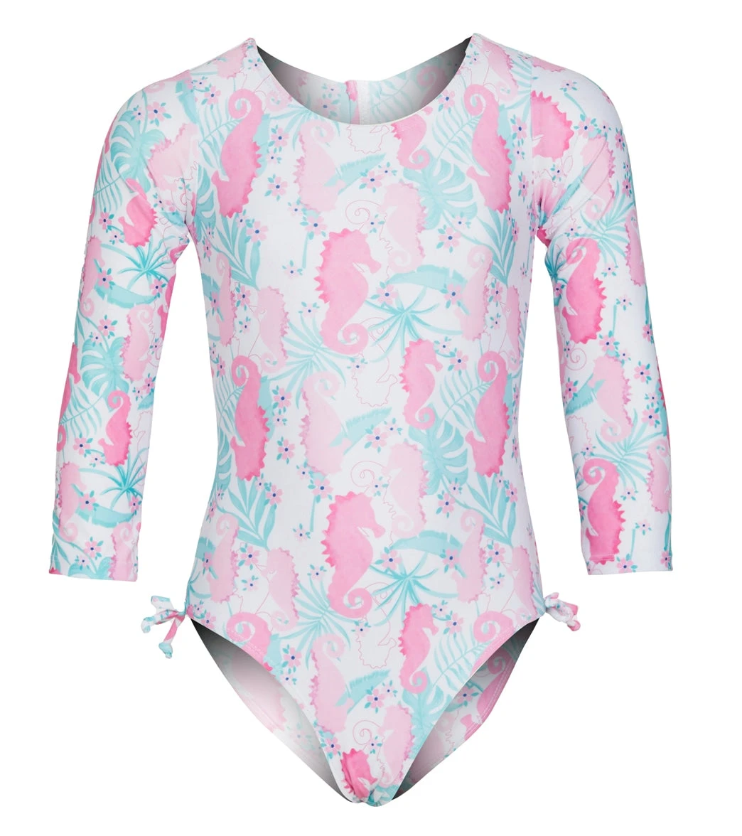 Girls' Magic Seahorse Charlie UPF 50+ Charlie Long Sleeve One Piece Swimsuit (Toddler, Little Kid) 3 Girls' Magic Seahorse Charlie UPF 50+ Charlie Long Sleeve One Piece Swimsuit (Toddler, Little Kid)