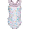 Girls' Fantasea Mermaids Mindy UPF 50+ One Piece Swimsuit (Baby, Toddler, Little Kid) -TYR Shop 7408493723816 fantaseamermaids 1a