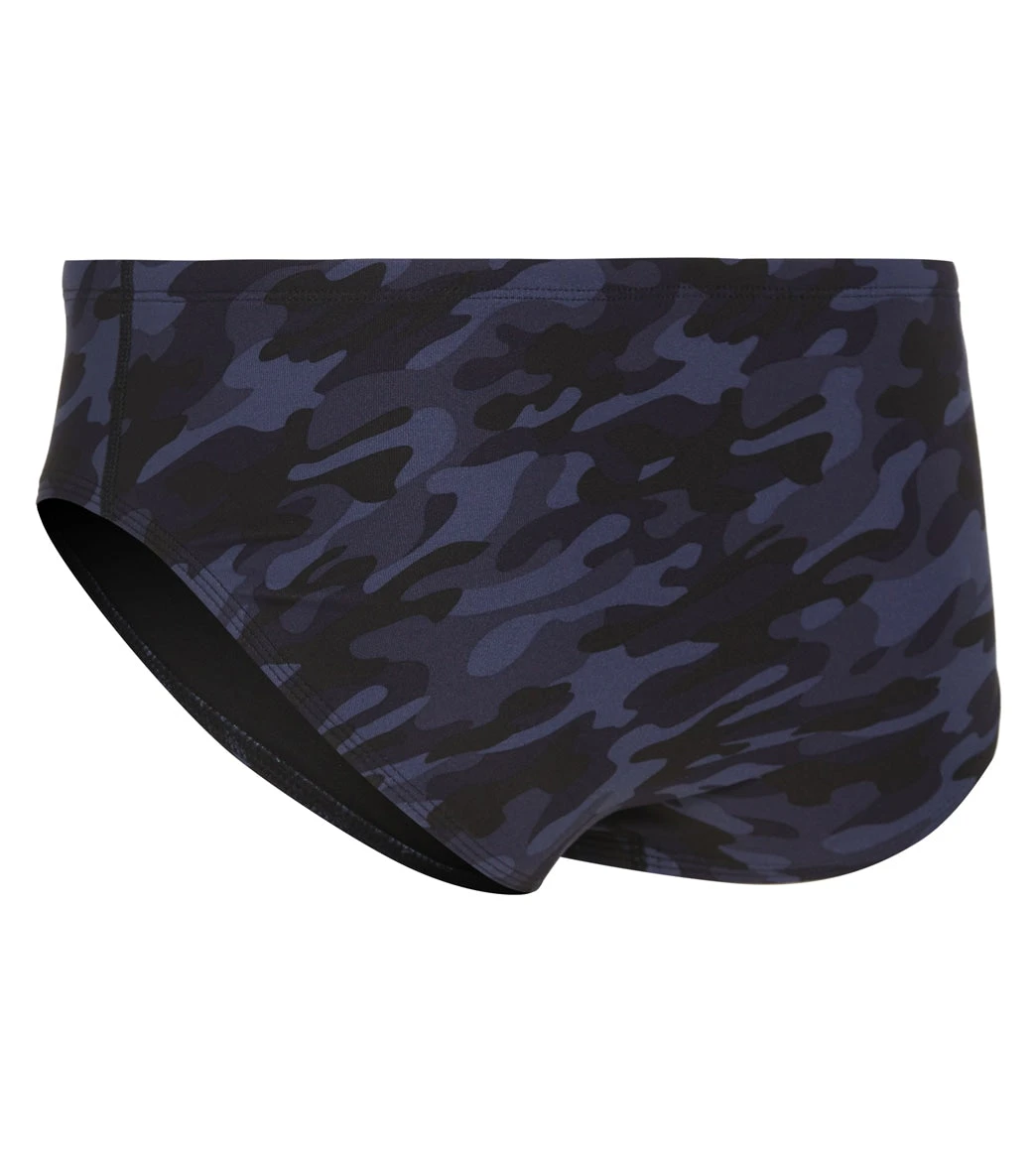 TYR Men's Midnight Camo Racer Brief Swimsuit 4 TYR Men's Midnight Camo Racer Brief Swimsuit - Image 2