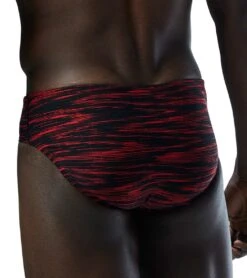 TYR Men's Fizzy Racer Brief Swimsuit -TYR Shop 7415989272744 red 7a