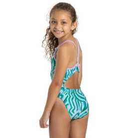 Sporti X Alex & Gretchen Walsh Whimsy Thin Strap One Piece Swimsuit Youth (22-28) 10 Sporti X Alex & Gretchen Walsh Whimsy Thin Strap One Piece Swimsuit Youth (22-28) -TYR Shop 7424673448104 green 3a