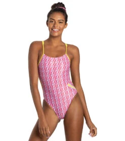 Sporti X Alex & Gretchen Walsh XOXO Tracy Double Strap One Piece Swimsuit 14 Sporti X Alex & Gretchen Walsh XOXO Tracy Double Strap One Piece Swimsuit -TYR Shop 7424673677480 pink 5a