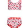 Seafolly Girls' Cherry Pie Reversible Two Piece Bikini Set (Big Kid) -TYR Shop 7433350250664 cherrycheck 1a