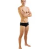 FINIS Men's Solid Aqua Short Square Leg Swimsuit -TYR Shop 7433842458792 black 1a