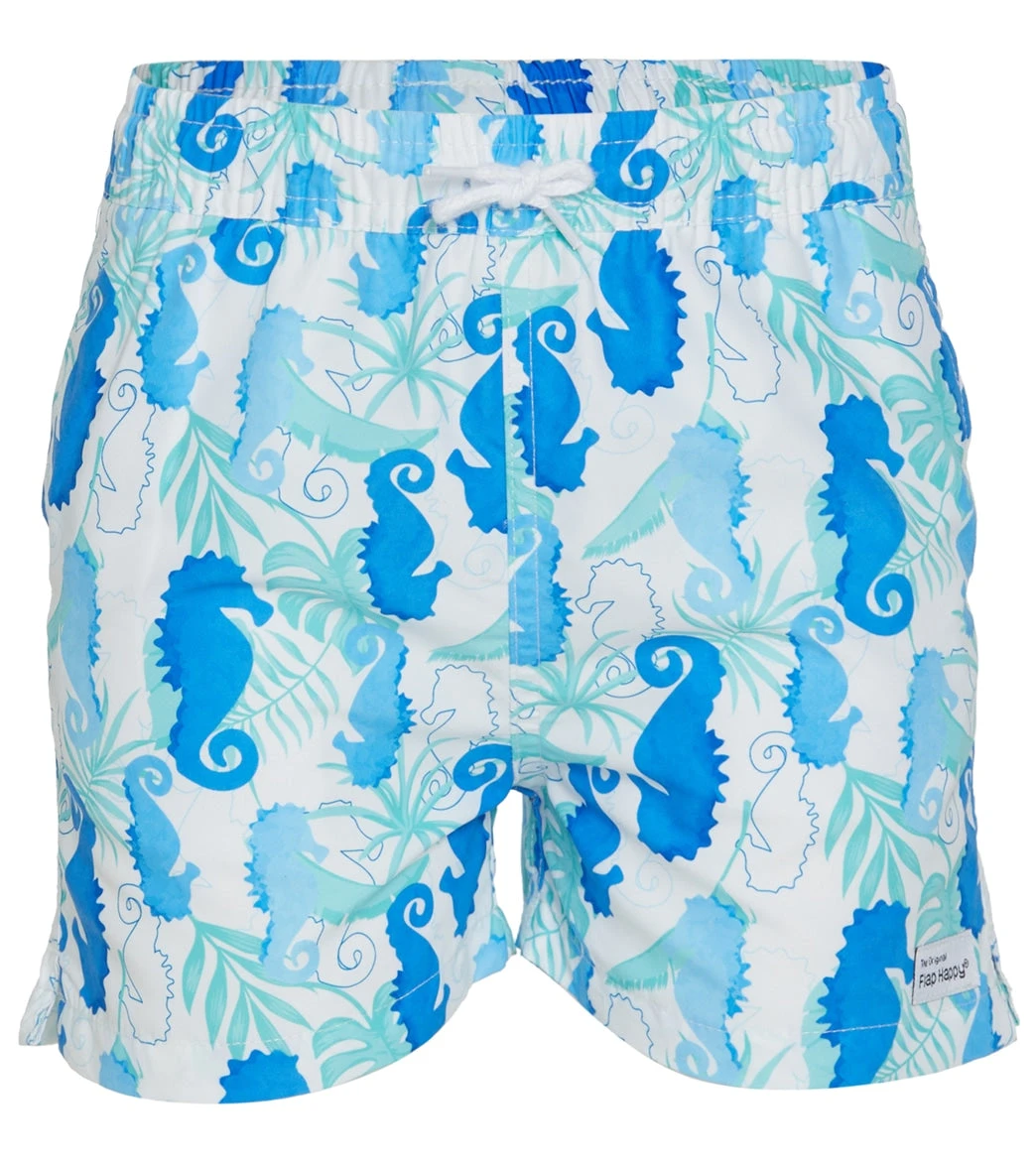 Boys' Seahorse Reef Wesley UPF 50+ Swim Trunks (Baby, Toddler, Little Kid) 3 Boys' Seahorse Reef Wesley UPF 50+ Swim Trunks (Baby, Toddler, Little Kid)