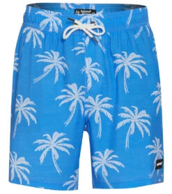 Men's 17" Palmlaza Printed Swim Trunks