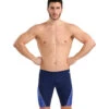 Arena Men's Marbled Jammer Swimsuit 1 Arena Men's Marbled Jammer Swimsuit -TYR Shop 7468270846120 navynavymulti 1a