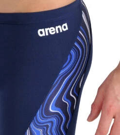 Arena Men's Marbled Jammer Swimsuit -TYR Shop 7468270846120 navynavymulti 4a