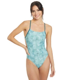 Sporti X Emma Weyant Sand Dollar Lace Taylor One Piece Swimsuit -TYR Shop 7474625740968 sanddollarlace 6a