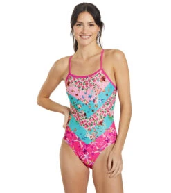 Sporti X Emma Weyant Patchwork Micro Back One Piece Swimsuit -TYR Shop 7474625839272 patchwork 6a