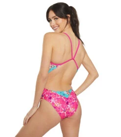 Sporti X Emma Weyant Patchwork Micro Back One Piece Swimsuit -TYR Shop 7474625839272 patchwork 8a