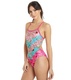 Sporti X Emma Weyant Patchwork Micro Back One Piece Swimsuit -TYR Shop 7474625839272 patchwork 9a