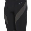 Nike Men's HydraStrong Colorblock Jammer Swimsuit -TYR Shop 7484466561192 black 1a