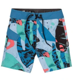 Volcom Boys' Knife Aquatic Mod Boardshorts (Toddler, Little Kid)