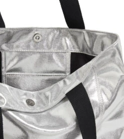 Seafolly Women's Carried Away Metallic Tote -TYR Shop 7515884355752 silver 3a