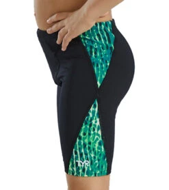 TYR Boys' Atolla Blade Jammer Swimsuit -TYR Shop 7539506741416 green 4a