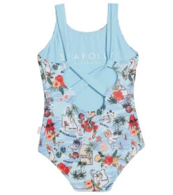 Seafolly Girls' Summer Vacay One Piece Swimsuit (Big Kid) -TYR Shop 7548774875304 summervacay 2a