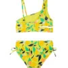 Seafolly Girls' Lemon Soda Asymmetrical Two Piece Bikini Set (Big Kid) -TYR Shop 7551446057128 lemonsoda 1a