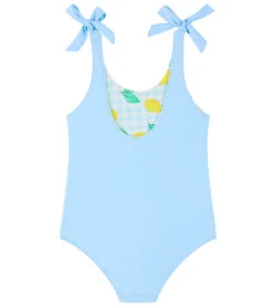 Seafolly Girls' Lisbon One Piece Swimsuit (Baby, Toddler, Little Kid) -TYR Shop 7551446188200 lisbonlemon 4a