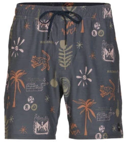 RVCA Men's 17" Wild Card Swim Trunks