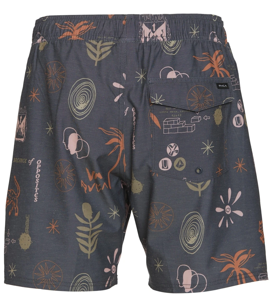 RVCA Men's 17" Wild Card Swim Trunks 4 RVCA Men's 17" Wild Card Swim Trunks - Image 2