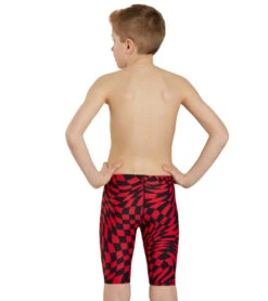 Checkmate Jammer Swimsuit Youth (22 - 28) -TYR Shop 7595568857256 red 4a