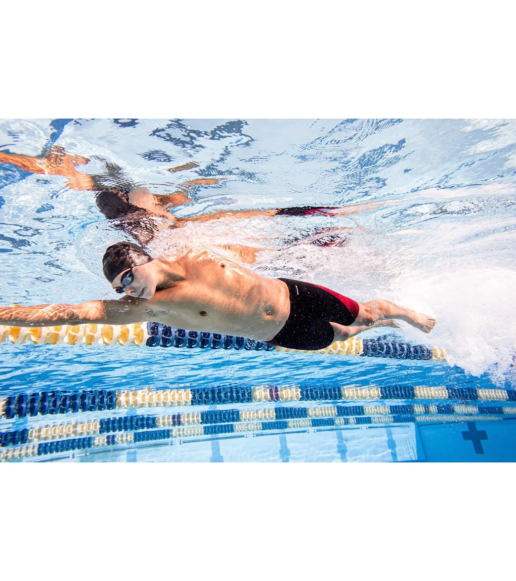 Piped Splice Swim Jammer Swimsuit 11 Piped Splice Swim Jammer Swimsuit - Image 9