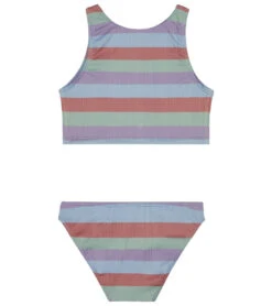 Splendid Girls' Cabana Stripe Two Piece Bikini Set (Big Kid) 5 Splendid Girls' Cabana Stripe Two Piece Bikini Set (Big Kid) -TYR Shop 7611105804456 multi 2a