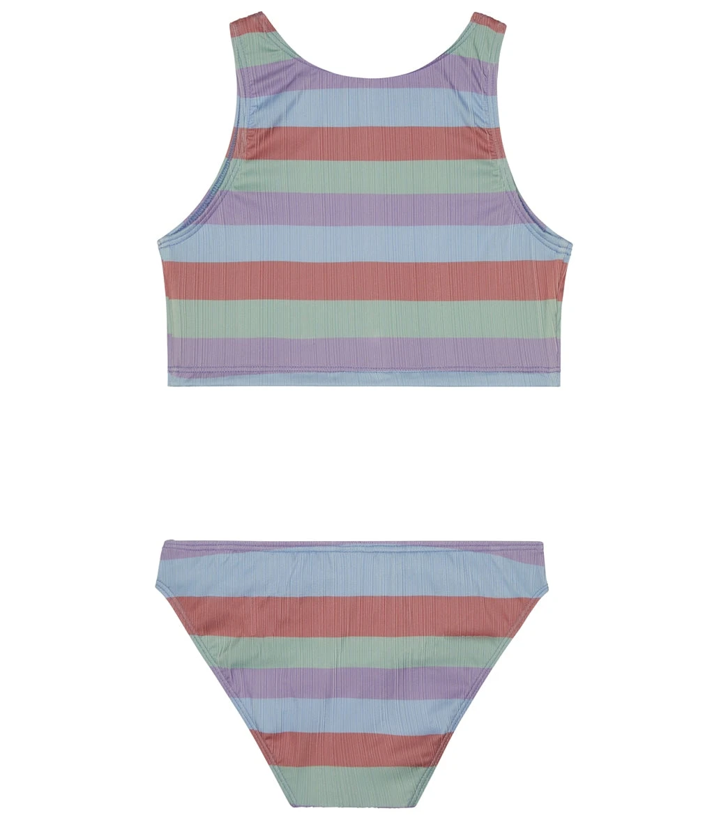 Splendid Girls' Cabana Stripe Two Piece Bikini Set (Big Kid) 4 Splendid Girls' Cabana Stripe Two Piece Bikini Set (Big Kid) - Image 2
