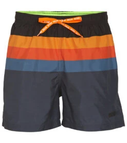Men's Block Stripe Swim Trunks