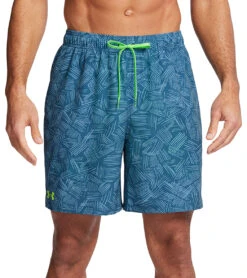 Under Armour Men's UA Palm Sketch Compression Swim Trunks