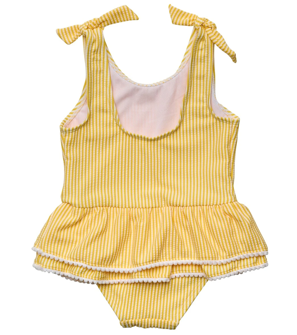 Girls' Marigold Stripe Skirt One Piece Swimsuit (Baby, Toddler, Little Kid) 4 Girls' Marigold Stripe Skirt One Piece Swimsuit (Baby, Toddler, Little Kid) - Image 2