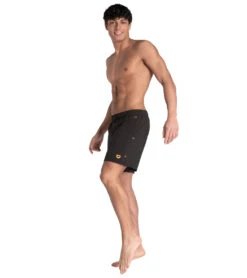 Arena Men's Evo 50th Anniversary Beach Boxer Shorts -TYR Shop 7658039902376 blackmulti 5a