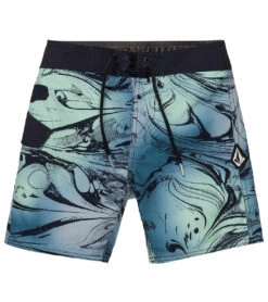 Volcom Boys' Mod Marble Stripe Board Shorts (Toddler, Little Kid)