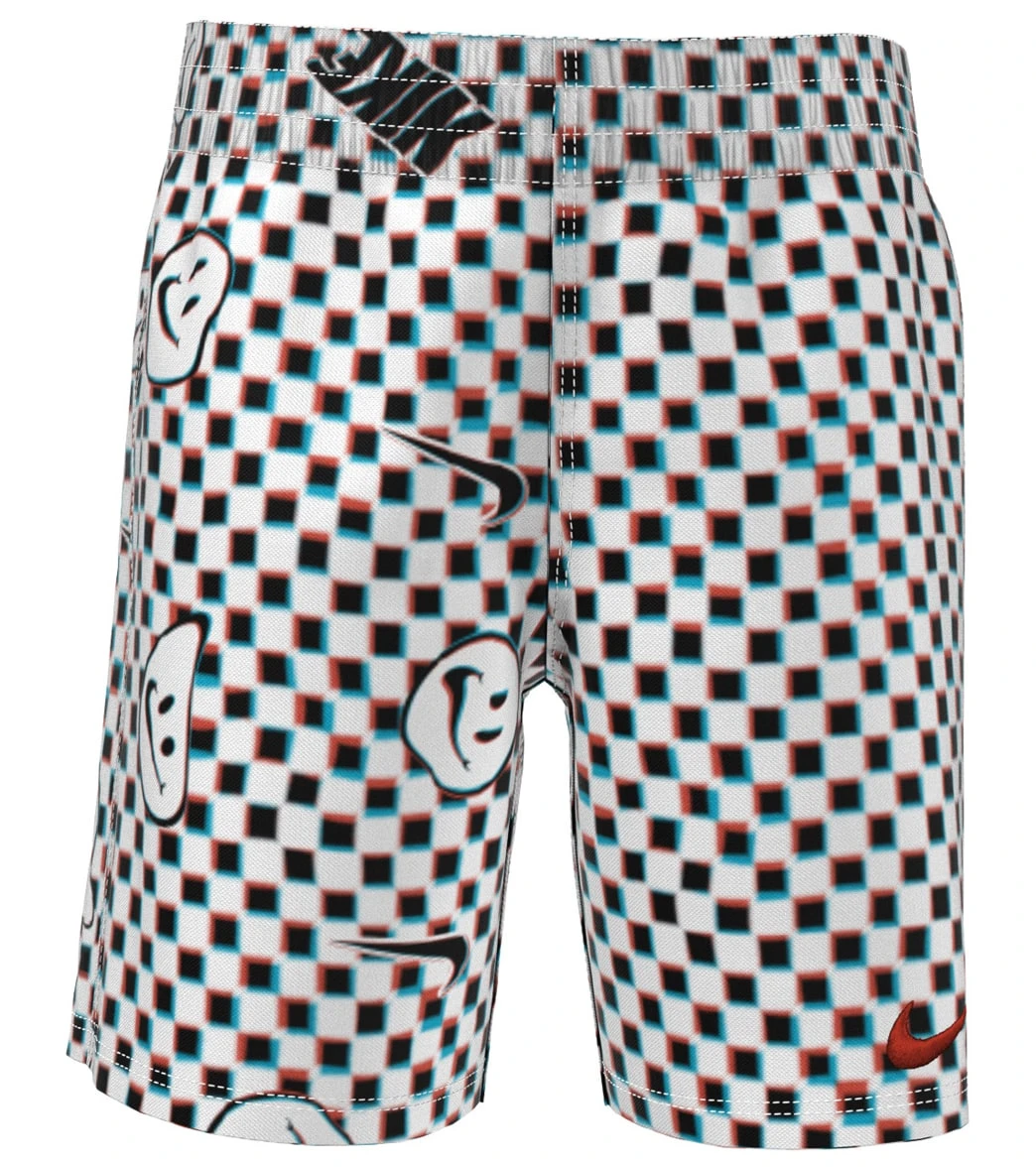 Nike Boys' Smile Check Swim Trunks (Little Kid) 3 Nike Boys' Smile Check Swim Trunks (Little Kid)