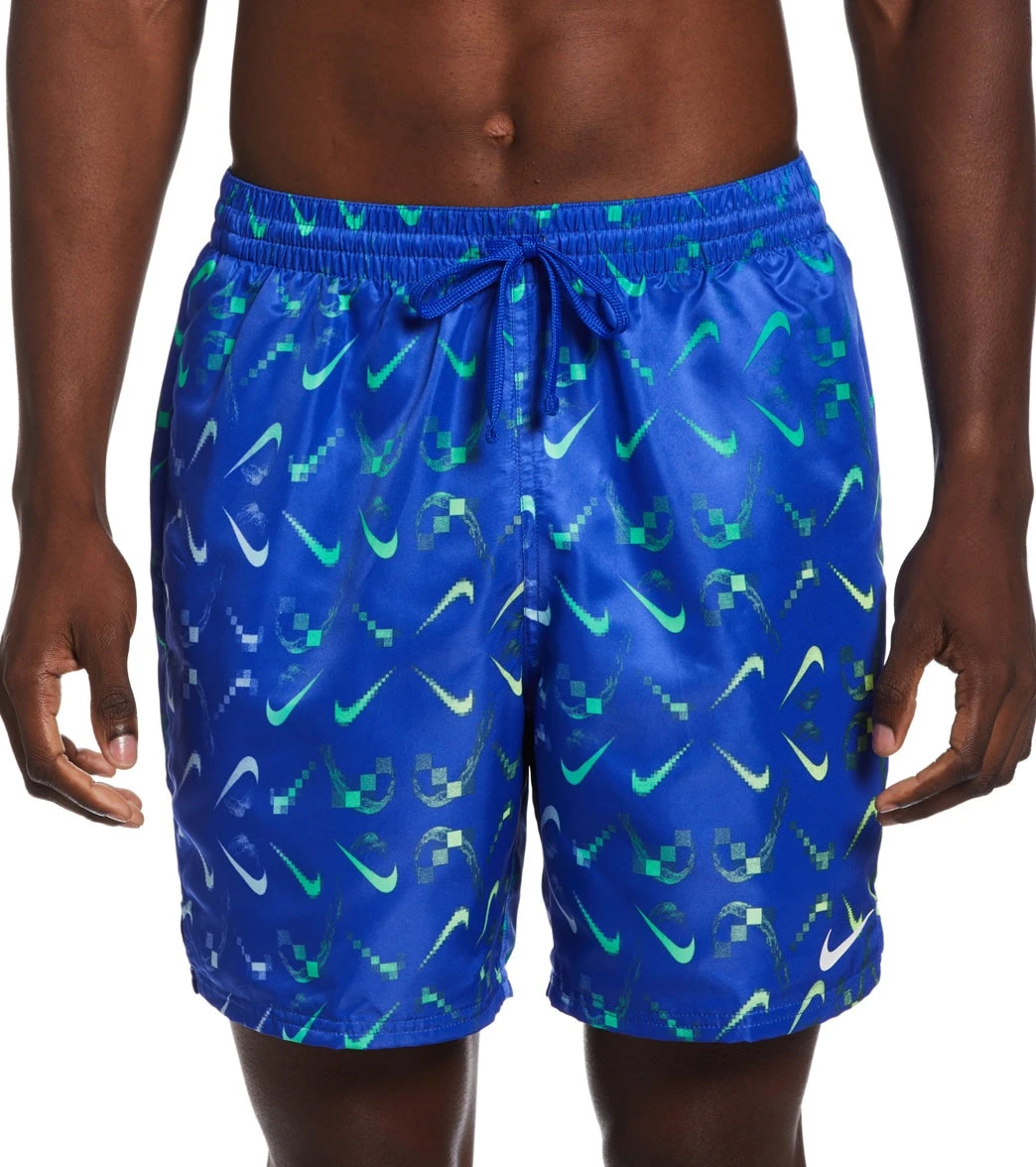 Nike Men's Digi Swoosh Ombre Lap Swim Trunks 3 Nike Men's Digi Swoosh Ombre Lap Swim Trunks